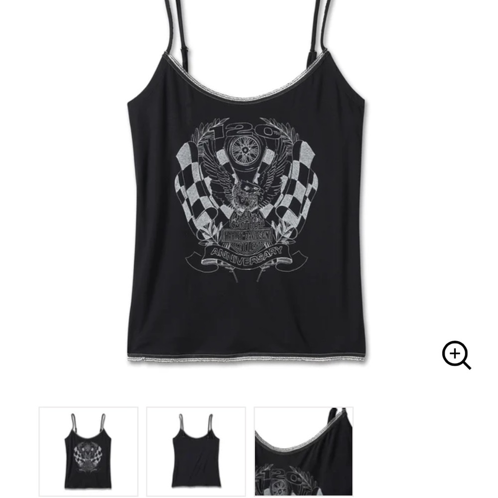 Brand new with tags Harley Davidson adjustable  spaghetti strap tank size L